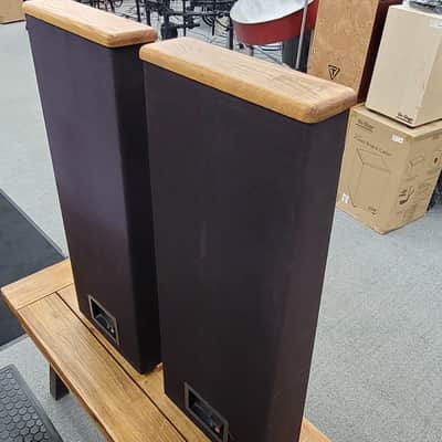 DCM Time Frame TF250 2-Way Floor Speakers 1980s - Black/Natural image 7