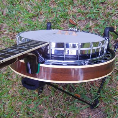 Vintage Iida Model 235 'Masterclone' 5-string Banjo with Case image 11