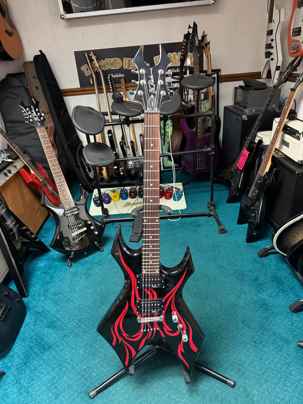 B.C. Rich Warlock Kerry King KKW Red Tribal image 1