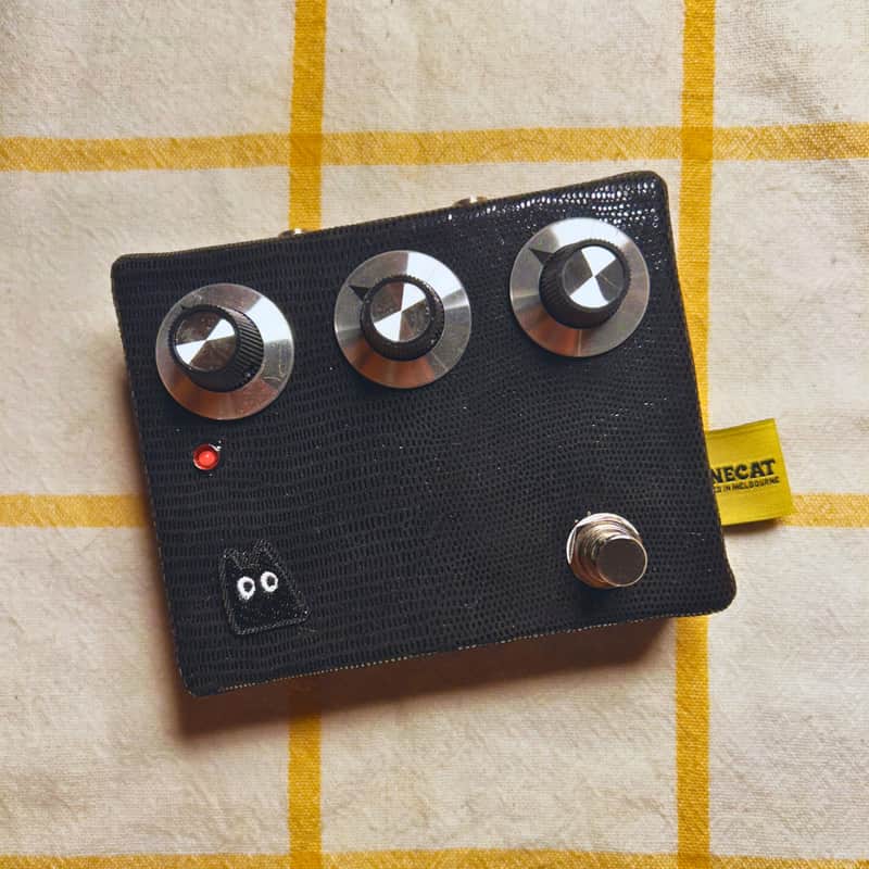 TONECAT BlankSlate Overdrive (Klon-Style Drive) - Anniversary Black Edition 2026 - Black Leather image 1