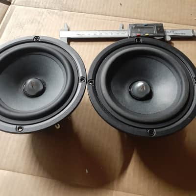 5" FULL RANGE DRIVER PAIR PMR 4FRBH 75- 18.5KHZ PAIR COPPER CAP POLE PLATE ALUM BASKET AND PHASE PLU image 2