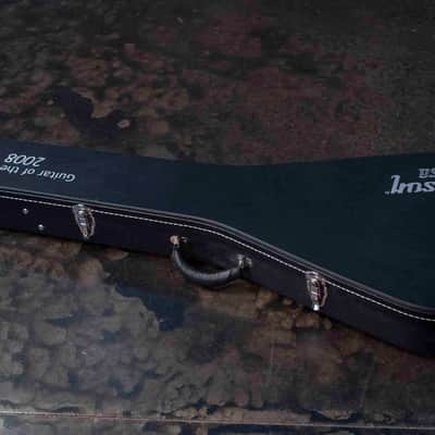 GIBSON GUITAR OF THE MONTH  50TH ANNIVERSARY FLYING V 2008 - BRIMSTONE BURST WITH CASE image 10