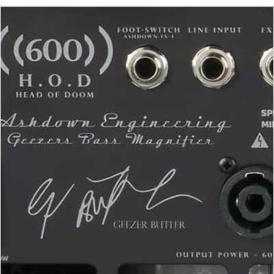 Ashdown UK- HOD-600 | Geezer Butler Signature Series "Head Of Doom". New with Full Warranty! image 6