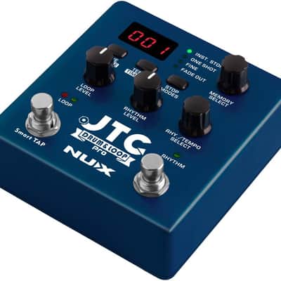 NUX JTC PRO Drum Loop PRO Dual Switch Looper Pedal 6 hours recording time 24-bit and 44.1 kHz sample rate image 7