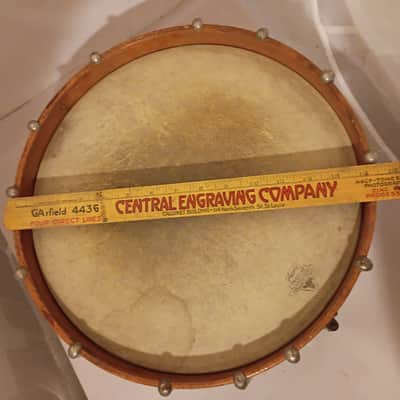 Leedy Rare early parallel strainder snare drum single tension 1910s Bild 2