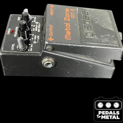 Boss MT-2 Metal Zone (Silver Label) 1991 - Present - Black - X16696 image 4