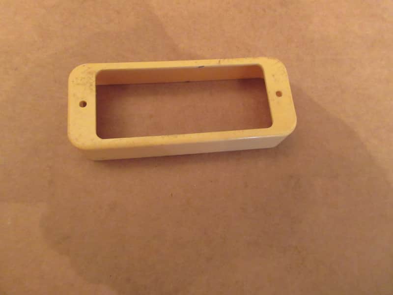 Vintage Late 1960s early 70s Gibson Les Paul Guitar Mini Humbucker Pickup Cover image 1