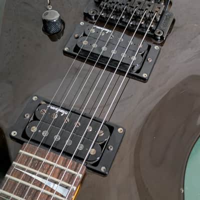 Charvel by Jackson DKA-110-HH Dinky Arched-top 90's See thru black image 15