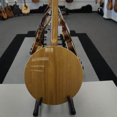 Deering White Lotus 5-String Banjo Natural image 8
