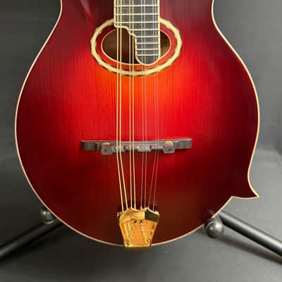Gold Tone GM-80 Oval-Hole F-Style Mandolin Cherry Burst Satin w/ Pickup image 2