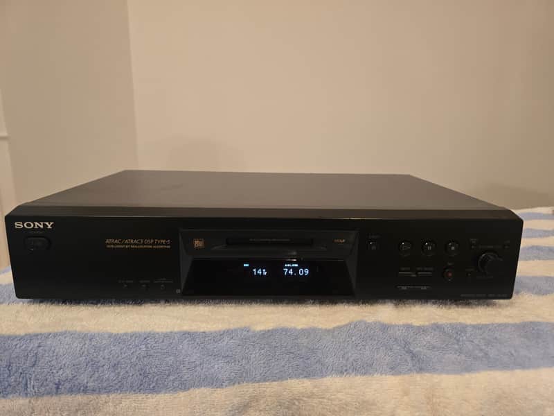 Sony MDS-JE480 Minidisc player recorder January 2007 - Black