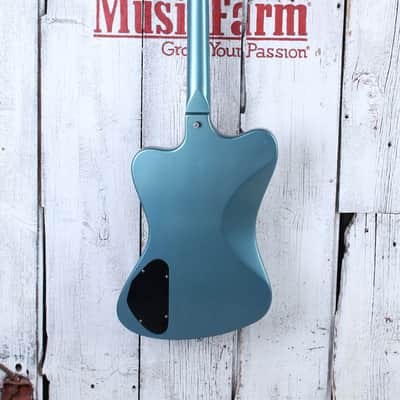 Gibson Vintage 1966 Non-Reverse Firebird III Re-Fin Re-Build Pelham Blue w Case image 8