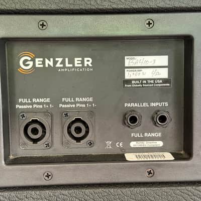 Genzler Amplification BA410-3 Bass Array 1000-Watt 4x10" / 6x3" Straight Bass Speaker Cabinet 2020s - Black image 5