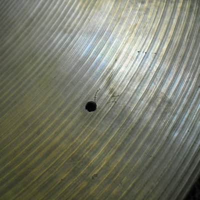 18" Vintage Trans Stamp Avedis Zildjian Cymbal 1635g sizzle holes image 6