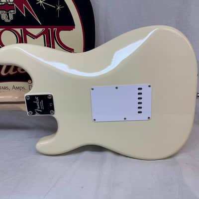Fender Eric Clapton Stratocaster Guitar with Case 2021 - Olympic White / Maple neck image 11