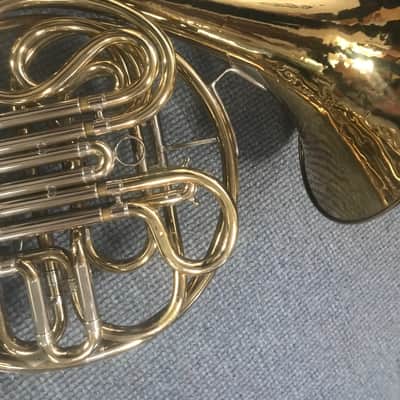 C.G. CONN 6D Double French Horn w/ 1 Conn 3 mouth pieces, B & H mute, Case + Accessories. Sale Benefits Music Education Non Profit! image 5