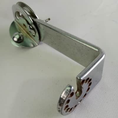 Slingerland Chrome Ratchet Tom Drum Mount 1 3/8" Vintage 40s Radio King Bracket image 1