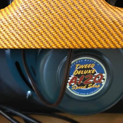 Speed Shop 5E3-P2P tweed Deluxe with custom cover image 6