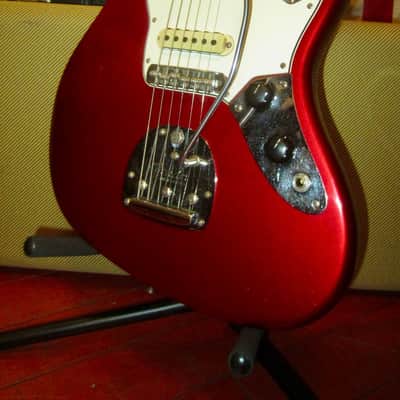 1966 Fender Jaguar Candy Apple Red image 1
