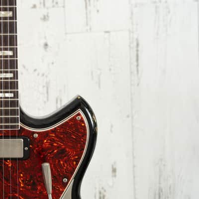 Novo Serus J - Bull Black Over '64 3-Tone Sunburst w/ Lollar Firebird Pickups image 10