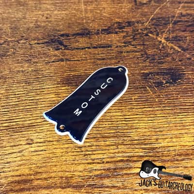 Gibson Custom Truss Rod Cover *NOS* (1960-70s - Black) image 1