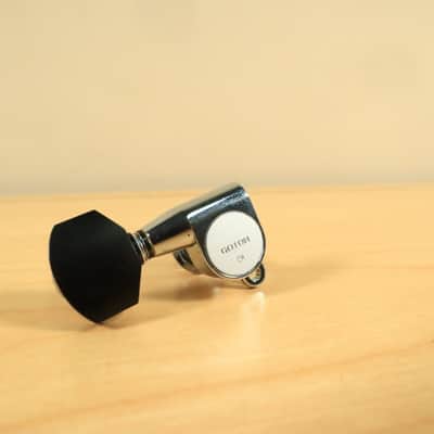 Gotoh SG360 Mini 3x3 Schaller Style Chrome Tuning Black Buttons Japan image 2