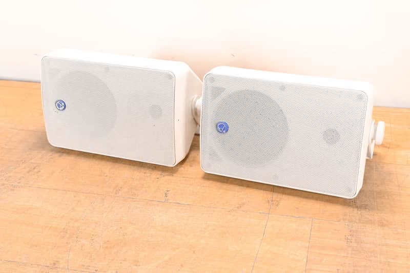 Atlas Sound SM52T-WH 5" 2-Way Weather Resistant Speaker System (PAIR) CG01W36 image 1