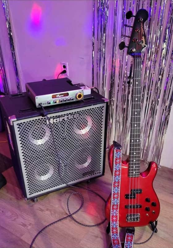 Fender Contemporary Power Jazz Bass Special 1987 - 1990 - Candy Apple Red image 1