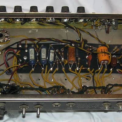64' Fender Vibroverb 1 X 15" JBL 1964 - Black Tolex CLEAN Not Reissue image 5