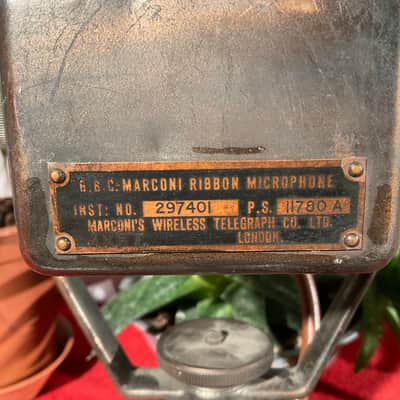 Marconi B.B.C. TYPE A RIBBON MICROPHONE AXBT image 23
