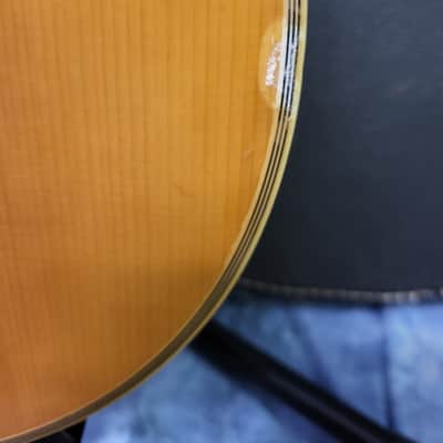 2002 Hofner Acoustic Guitar Model HAS-05GC New Strings Pro Setup Original Soft Shell Case image 5