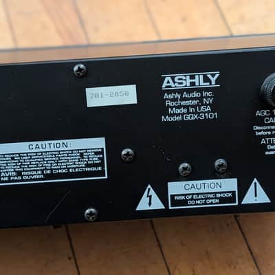 Ashly GQX-3101 31-Band Graphic Equalizer image 7