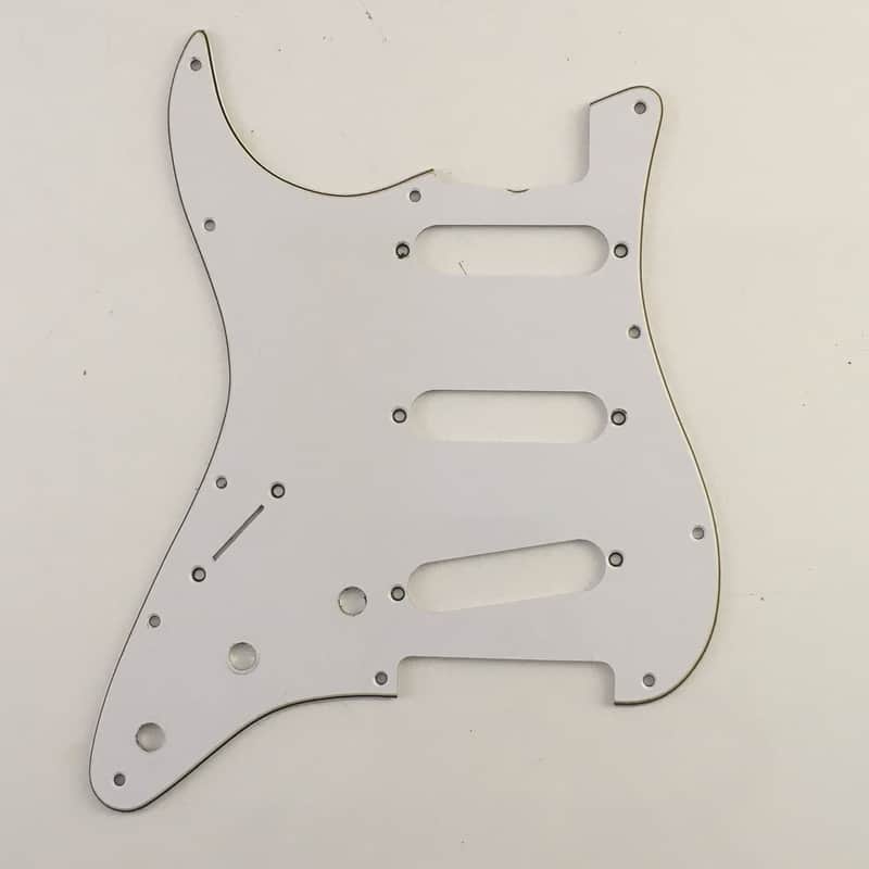 Vintage Spec Fender Old Style Guitar Lefty Strat Pickguard 3-ply Aged Relic 62RI image 1