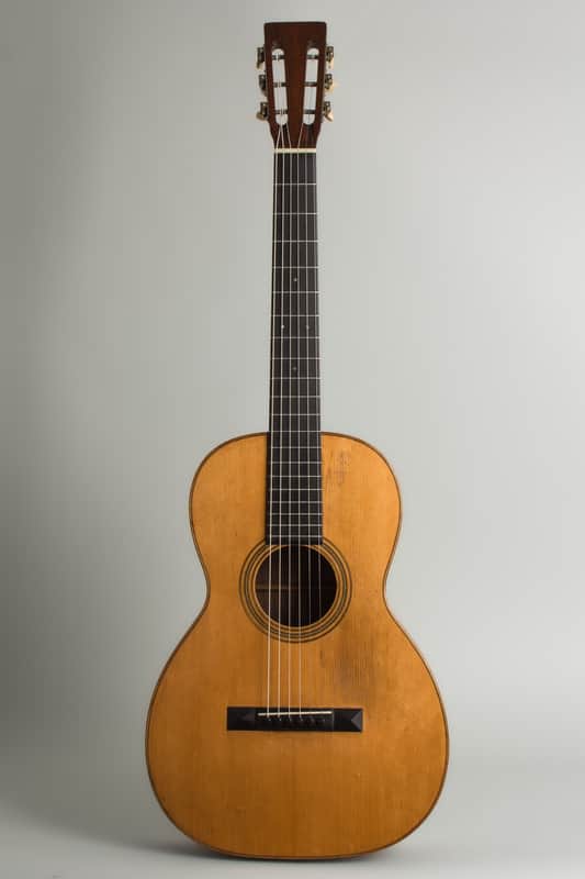 C. F. Martin 0-21 Flat Top Acoustic Guitar (1928), ser. #37478, molded black plastic hard shell case. image 1