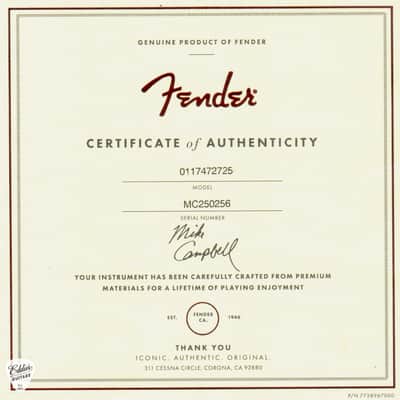 Fender Stories Collection Mike Campbell Red Dog Telecaster, Maple Fingerboard - Red Dog Red image 16