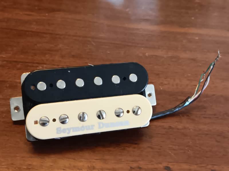 Seymour Duncan SH4 zebra humbucker bridge pickup image 1