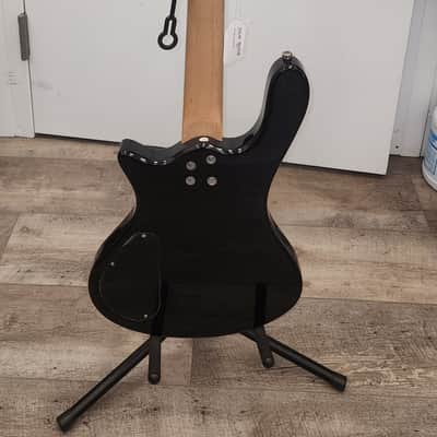 Washburn T12 Taurus 4 String Electric Bass-Gloss Black image 2