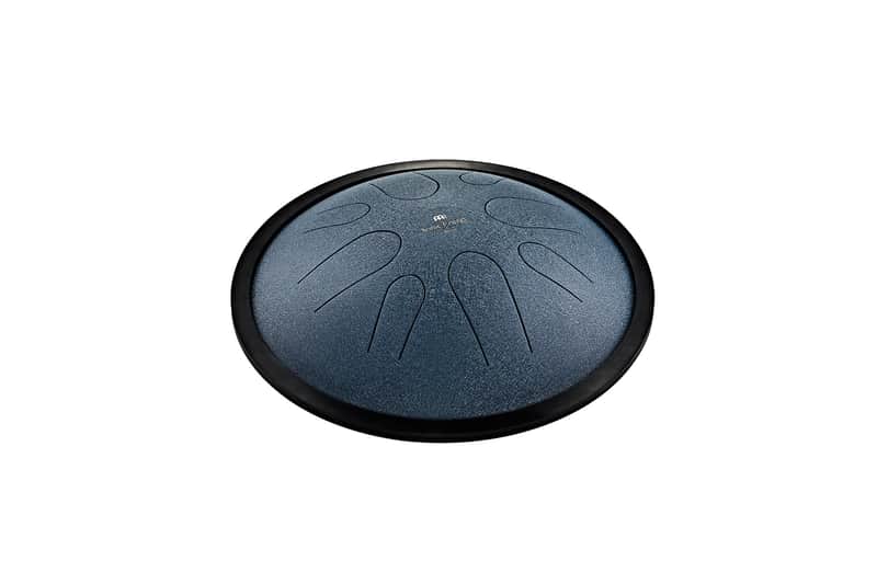 Meinl Sonic Energy 10" Compact Steel Tongue Drum, C Minor, 8 Notes, 432 Hz, Navy Blue image 1