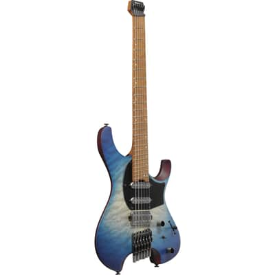 Ibanez Standard QX54QM-BSM Quest Blue Sphere Burst Matte - Electric Guitar image 3