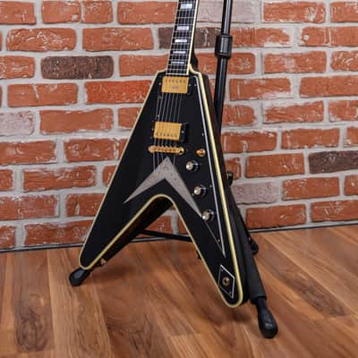 Gibson Custom Art & Historic Flying V Custom “One of The forty” Ebony 2002 w/OHSC image 5