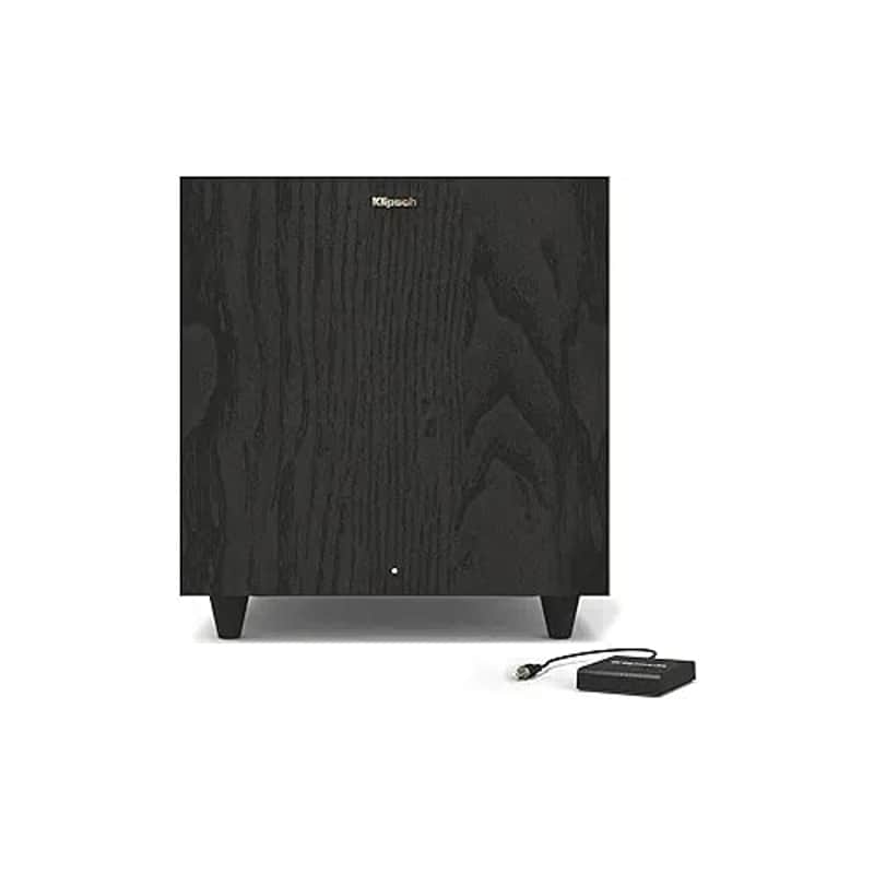 Klipsch R-80SWi 8-inch 150W Wireless Subwoofer with High Performance Driver for Deep Bass Black (RENEWED) image 1