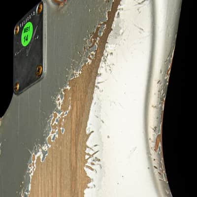 Mint Fender Custom Shop NAMM Masterbuilt Apprentice Dylan Delpizzo-Howell 1962 Jazzmaster Ultra Heavy Relic - Inca Silver #78858 image 13