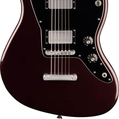 Squier Paranormal Baritone Jazzmaster HH Oxblood imagen 1