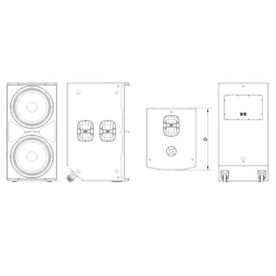 DAS Vantec-218 18" Passive Subwoofer image 3