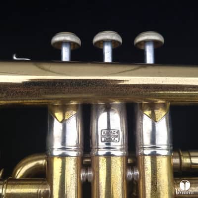 NY Bach Stradivarius Mt. Vernon N.Y 37 ML 112 leadpipe cornet mouthpiece gamonbrass image 21