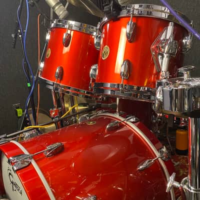 Gretsch USA Custom 6pc kit - Candy Apple Red Gloss (Video Demo) image 2