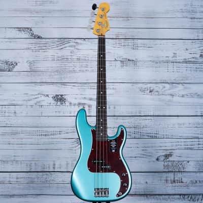 *DEMO* Fender AM Professional Classic Precision Bass | Faded Sherwood Green Metallic image 3