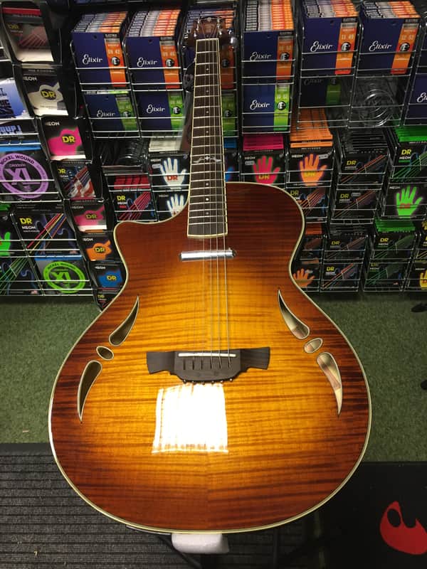 Crafter SA-TMVS L/H semi acoustic guitar left hand model - made in