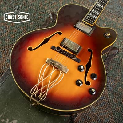 1977 Yamaha AE2000 Archtop Jazz Box (L-5 copy) Made in Japan w/ case image 7
