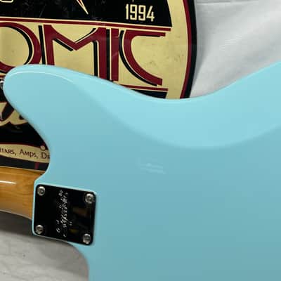Squier FSR Classic Vibe '70s Jaguar Electric Guitar - Daphne Blue image 13
